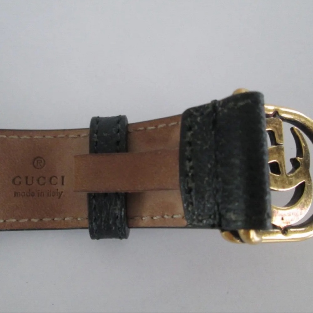 Gucci Italian Luxury Double G Statement Logo Bracelet - Picture 3 of 3